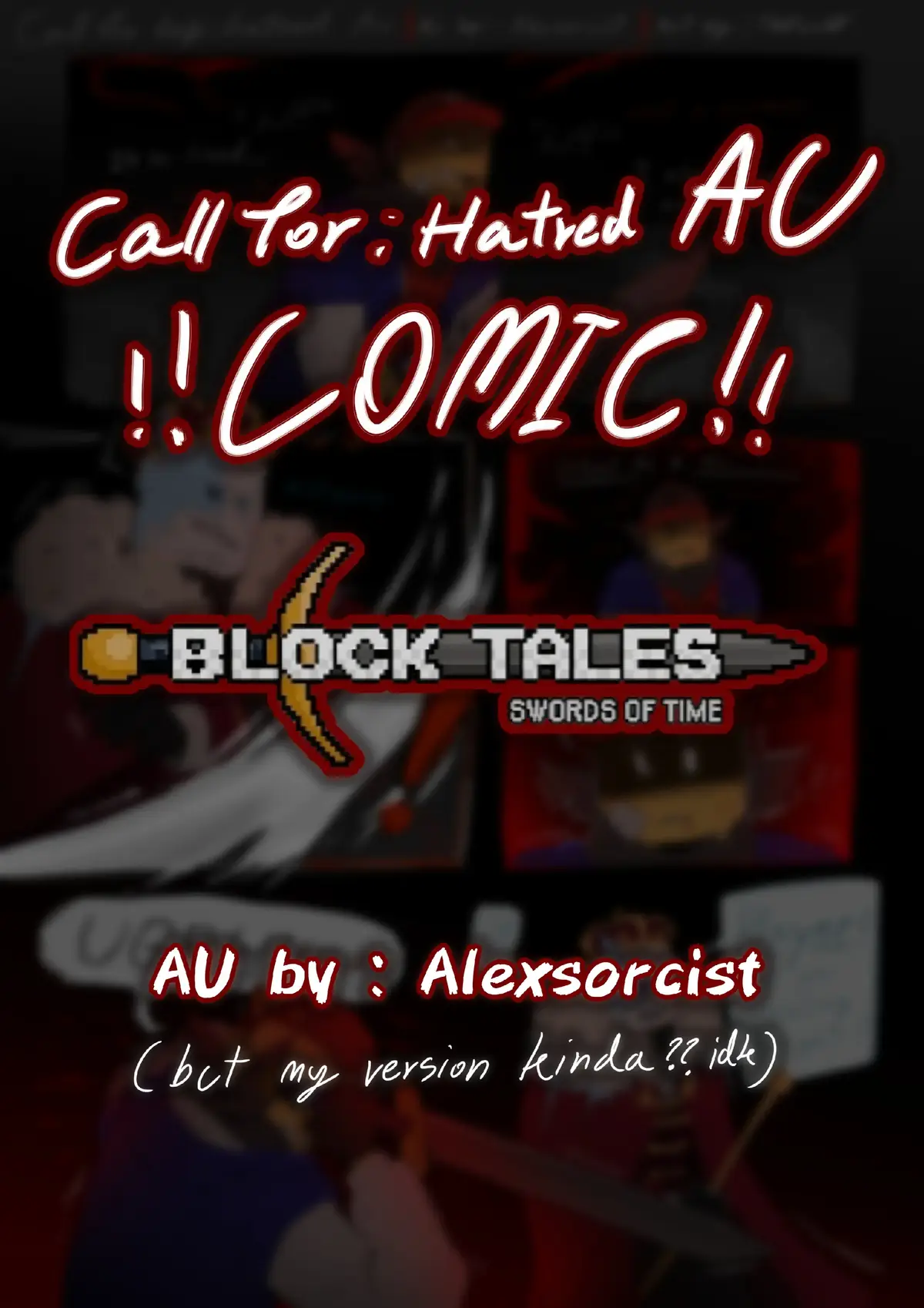 AU by @alexsorcist  . . An actual comic??? hahahahha no way that's too much work- i did it.  well turn out doing comics on tablet is more fun than doing it on pc. tho i did this with rush because of motivation so i didn't properly redesign the characters at all😞 i swear I'm switching fandoms every month or something 😭  #roblox #blocktales #blocktalescomic #robloxcomic #comic #art #comicart #blocktalesfandom #robloxfandom #blocktalesart #blocktalesroblox #blocktalescruelking #cruelking #cruelkingblocktales #player #blocktalesplayer #playerblocktales #hatred #blocktaleshatred  #fyp 