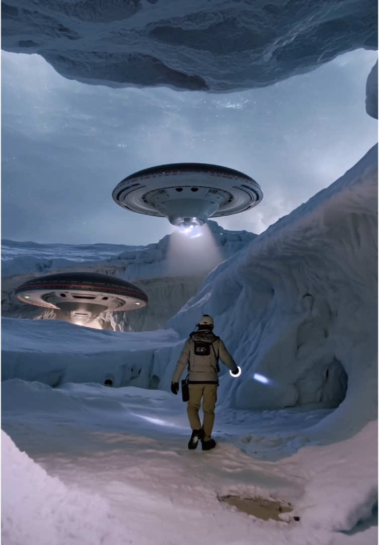 Scientists discover secret tunnels at Antarctica! Body cam footage shows what they discovered inside! #ufo #uaps #alien #aliens #uap #antarctica 