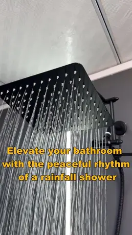 Elevate your bathroom with the peaceful rhythm of a rainfall shower💦🚿 #shower#showertiktok#bathroom#bathroomremodel#bathroomdesign#hotelroom#homestyle#CleanTok#cleantiktok#washing#foryou#fypage#cleaning#bodycare#life#share#Lifestyle#healthy#homeproject#foru#for#share#rainday#rain#rainingday