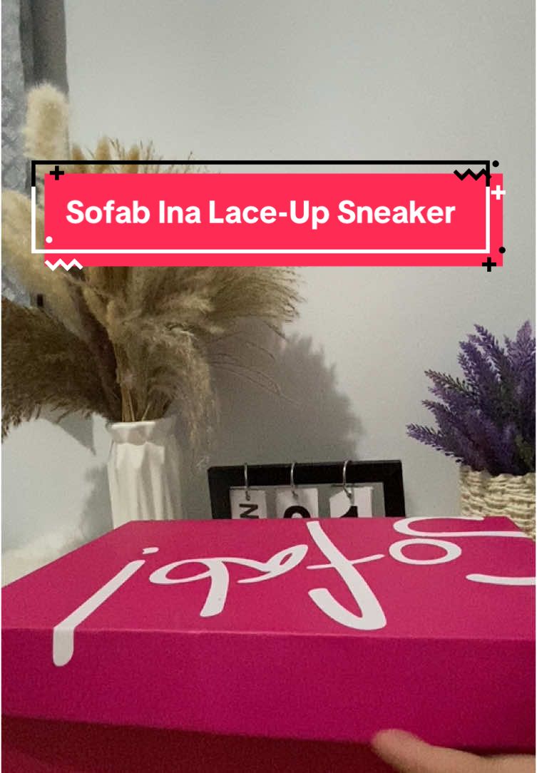 Sofab Ina Lace-Up Sneaker.                #napakaganda                                    #good Quality ng leathe