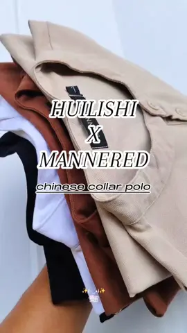 quality check👌🥰 chinese collar polo for men✨(⁠◠⁠‿⁠◕⁠)✨ #huilishi #huilishi_official #huilishipolo #huilishifashion #huilishiofficial #mannered #chinesecollar #poloshirtformen #poloshirt #fypシ゚ #fypage #tiktokontrend #OOTD #fashion 