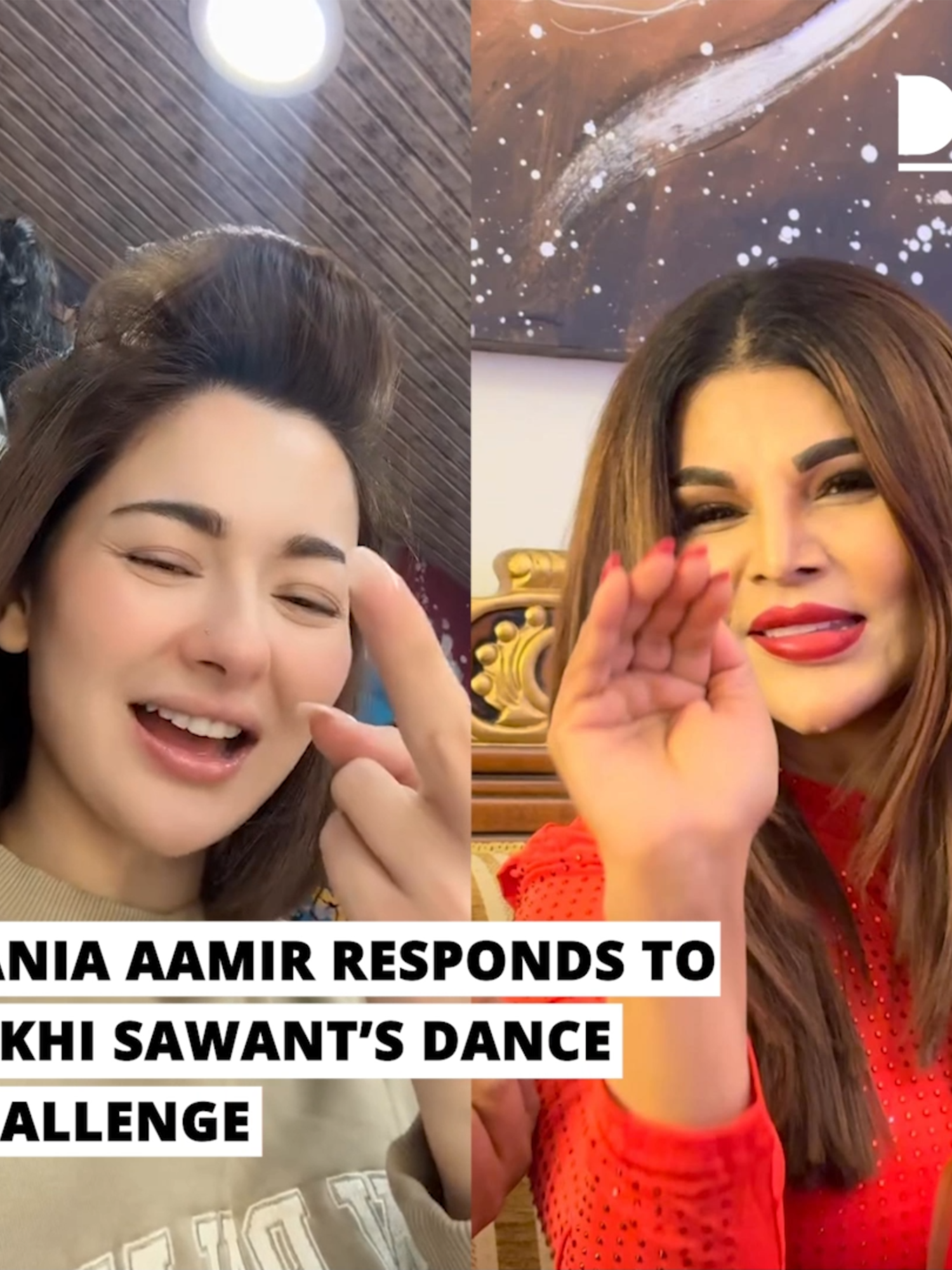 TV queen Hania Aamir responded to Indian actor Rakhi Sawant’s dance challenge with a hilarious reel on Instagram. Hania created a comical voice-over to Rakhi Sawant’s interview, where the latter had challenged Pakistani actresses to a dance-off. #DialoguePakistan #haniaamir #rakhisawant #dance #Pakistani  #actresses #tiktok #foryou