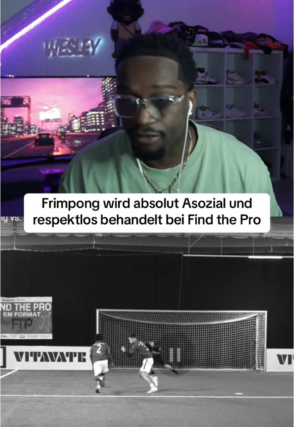 Volles Video auf YT: Wesley Thompson @emmanuelfrimpong_ Wake up bro #findthepro #ftp #frimpong #wesleythompson 