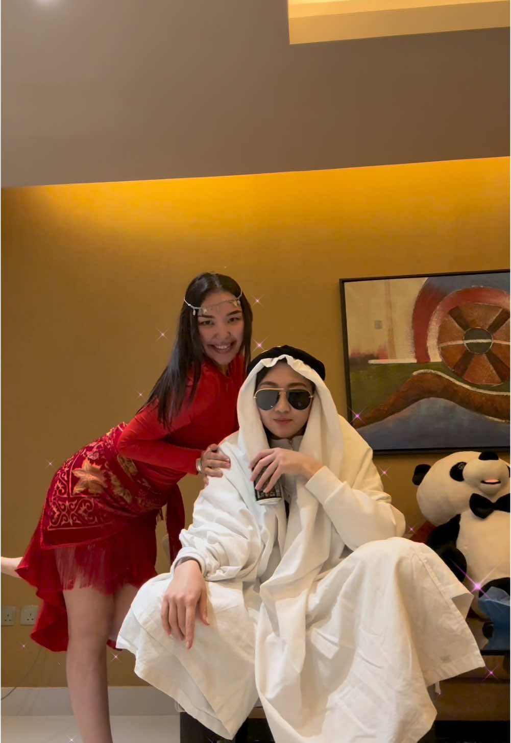 😆❤️‍🔥 . #habibi #bellydance #prank 