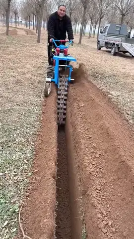 Chain trenching machine#machine #goodthings 