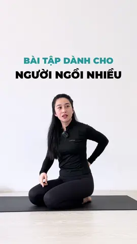 Bỏ túi liền 3 bài tập giải mỏi lưng mọi người ơi 😘 #yoga #yogainspiration #yogateacher #yogatainha #vuongtuhoayogi 