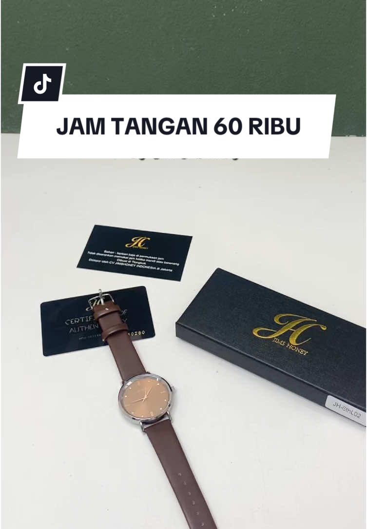 Baru tau kalo ada jam tangan harga 60 ribu aja dapet secantik dan seawet ini? Siapa lagi kalau bukan JT 8123 Jims Honey ini #8123jimshoney  #Jimshoneysurabayastore  #YearEndSale #WIBGajian #BeliLokal -ch 
