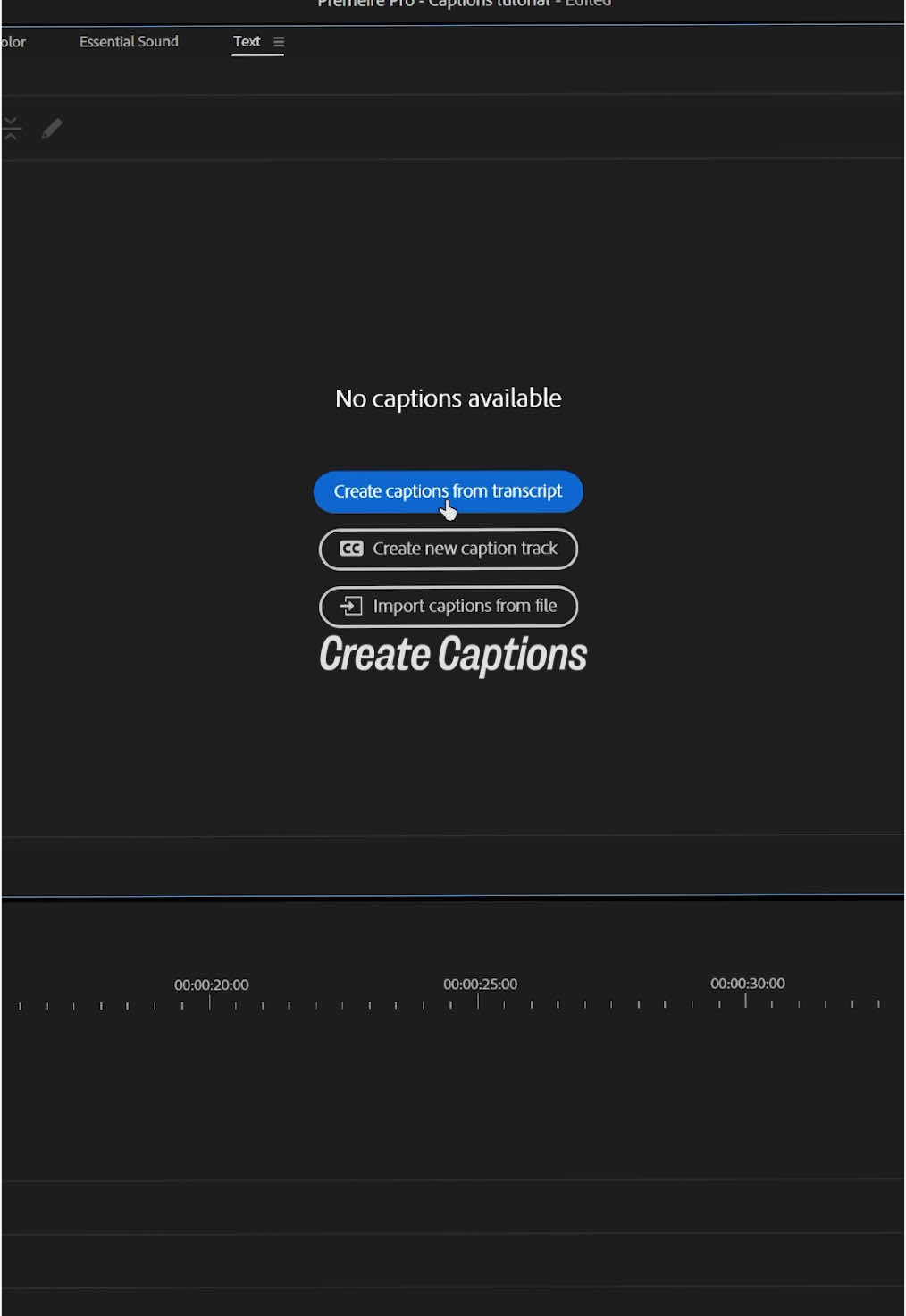 #PremierePro Tutorial - easily create Captions. #visualeffects #editinghelp #editingskills #editingtutorial #captions #motiongraphics  #viraledit #_jkproduction 