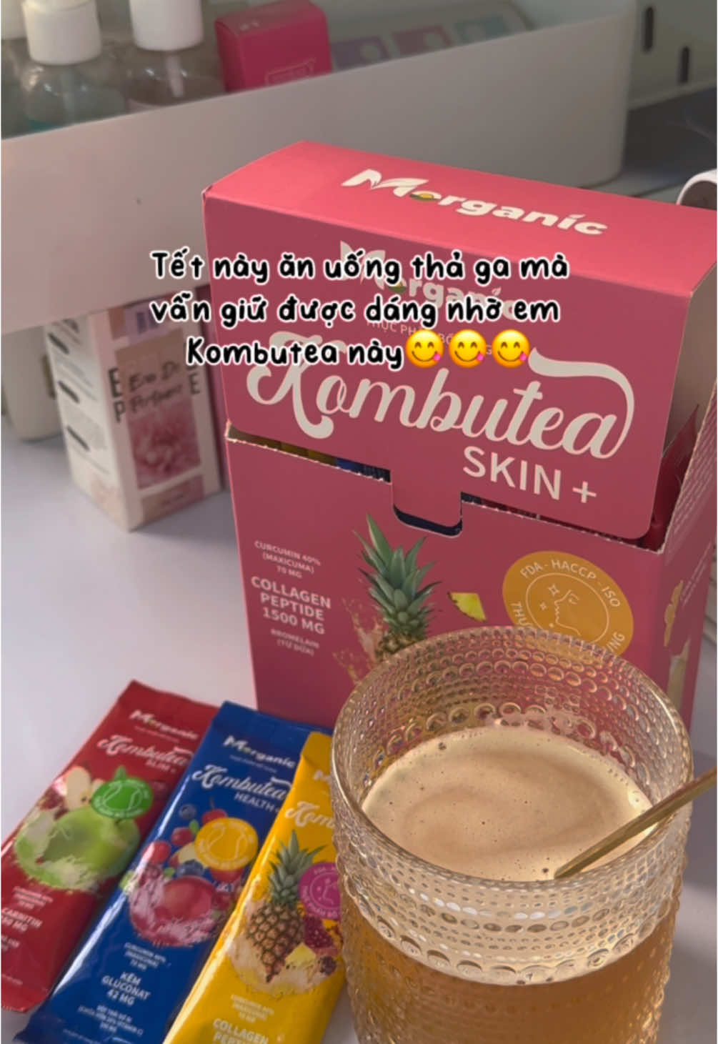 Thơm ngonnn #unbox #unboxing #review #kombutea #trakombucha #kombucha #giudang #foryou #fyp #viral #trending 