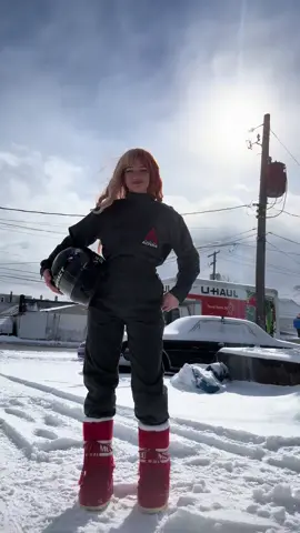 OOTD ❄️ #carsoftiktok #carguy #cargirl #racesuit #racing #advan #moonboot #OOTD 