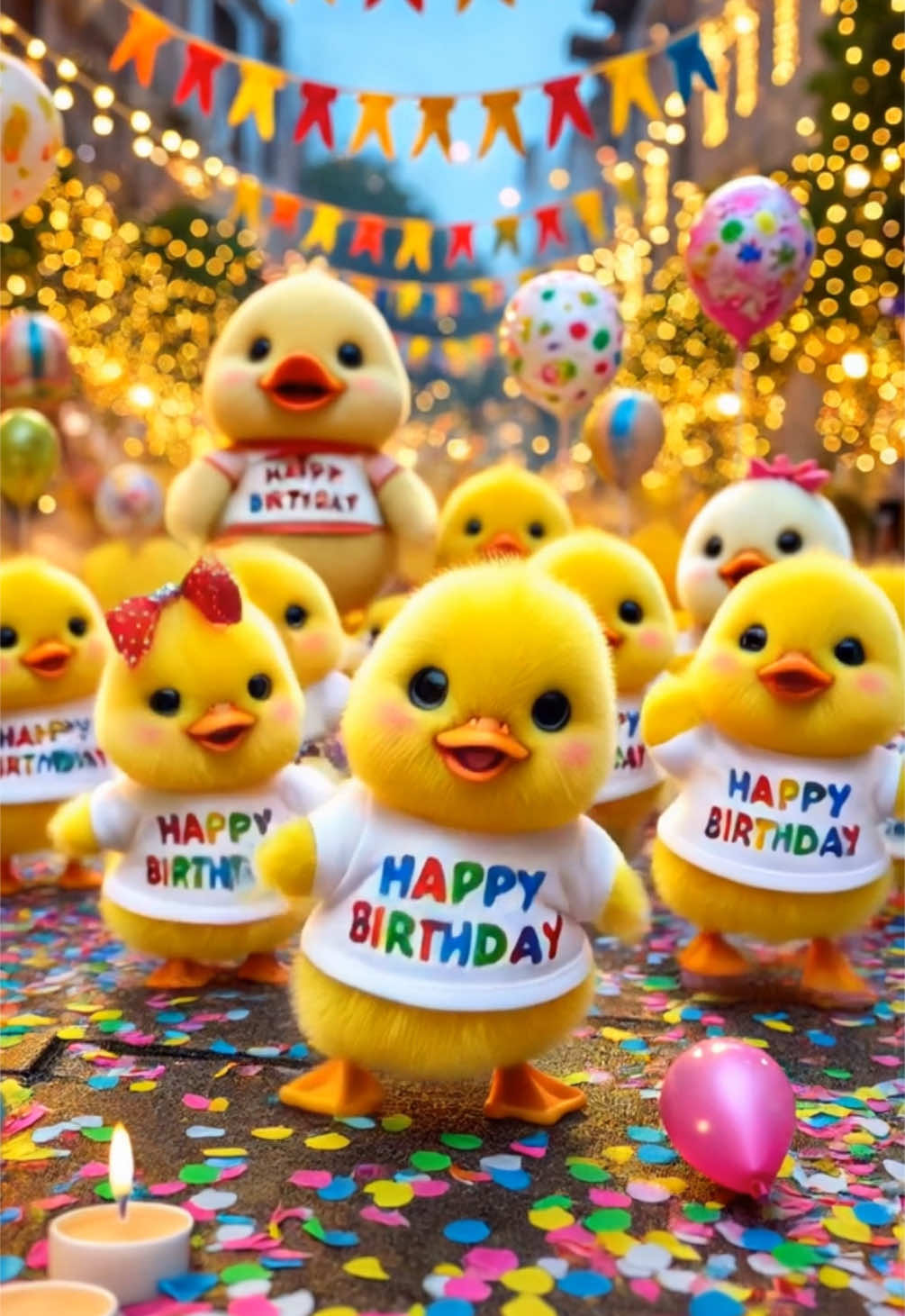 Happy Birthday to you 🎉🎁 #happybirthday #cute #animal #ai #aiart #midjourney #viral_video #cuteanimals #fup #fypdong #edit