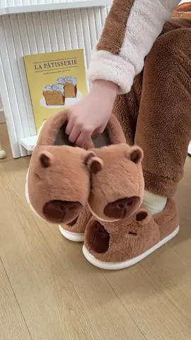 Dép bông Capybara siêu cute 😍😍 