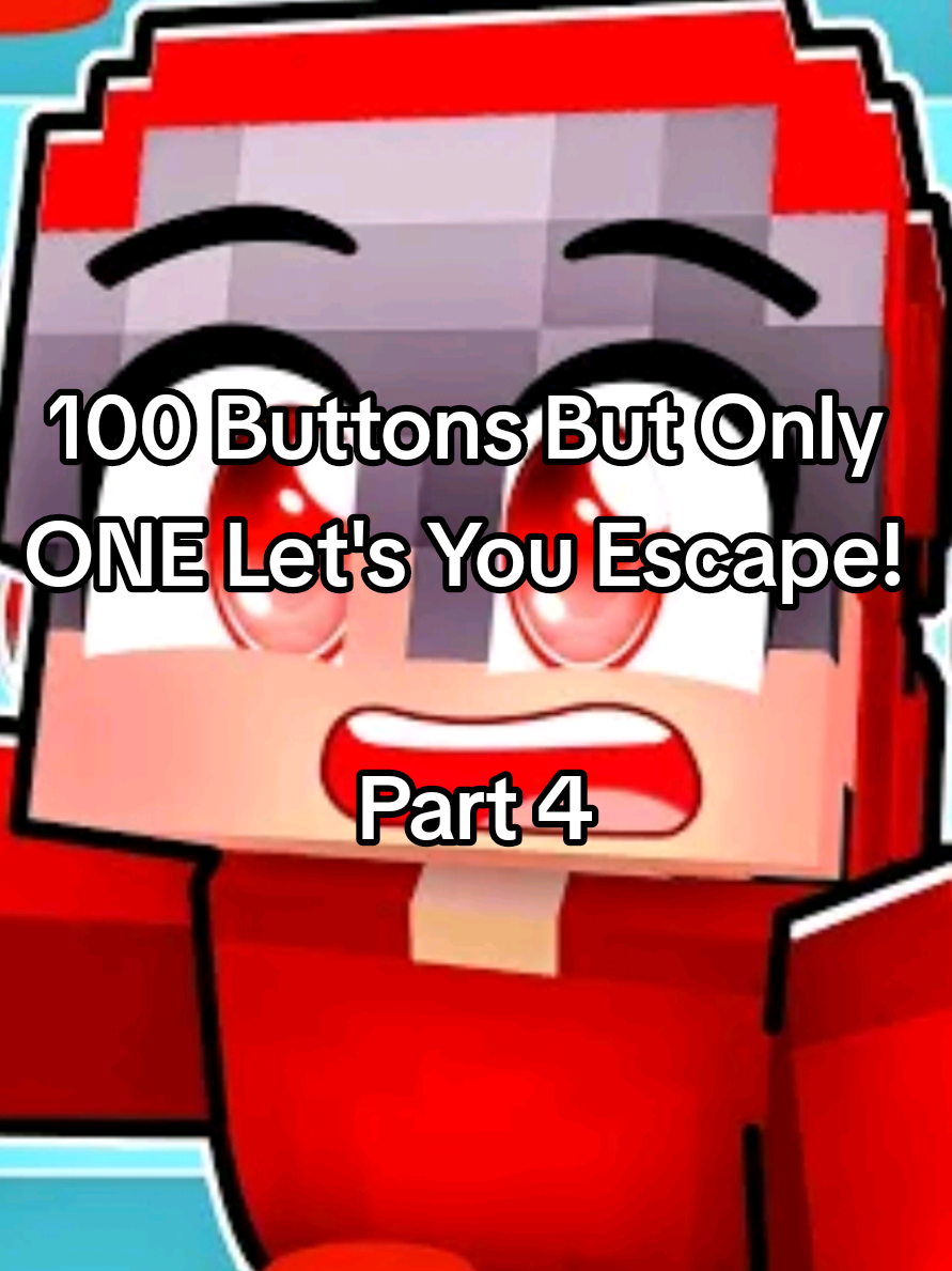 100 Buttons But Only ONE Let's You Escape!  ( Part 4/4 )  ( Credit: Cash )  #cash#nico#Minecraft#roleplay#fyp 