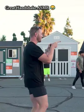 Great Handshake ASMR 😂#Austen #battlebunker