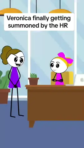 Veronica finally getting summoned by the HR 😂Audio source:@✨️The Real Veronika ✨️ #worklife #officelife #usa🇺🇸 #manager #animation 