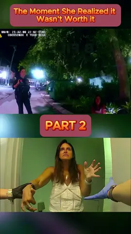 The Moment She Realized it Wasn’t Worth it - Part 2 #cops #copsoftiktok #copsontiktok #copstiktok #police #chase #copschase #foryou #fyp #usa