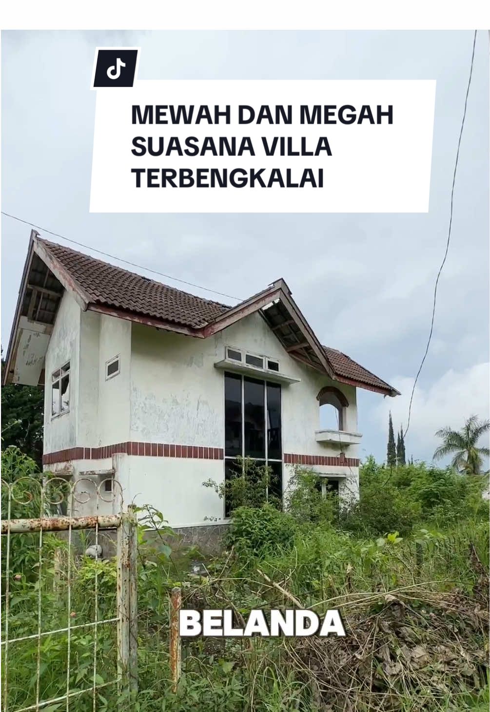 mewah dan megah, inilah suasana di villa terbengkalai #Vlog #explore #jawatimur 
