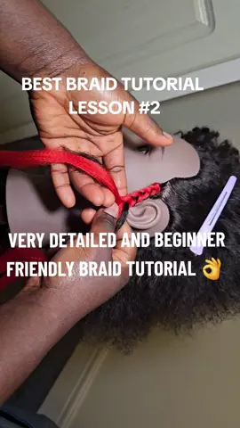 BEST BRAID LESSON #2 #braidtutorial #braid #fyp #fypviral ##idealhairstylinghome 