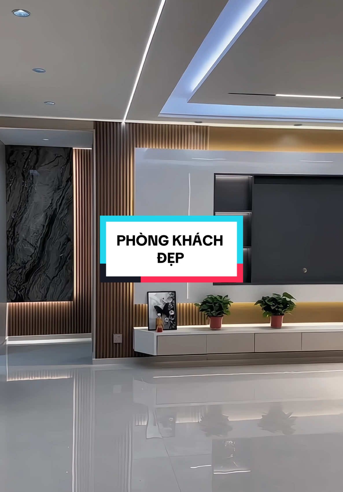 Phòng khách đẹp, vách ti vi ấn tượn! #noithat #noithathbl #thamphanhbl #xuhuong #phongkhach #vachtivi #vachtrangtri #thietkenoithat #noithathiendai #noithatdep #nhachaymoingay 