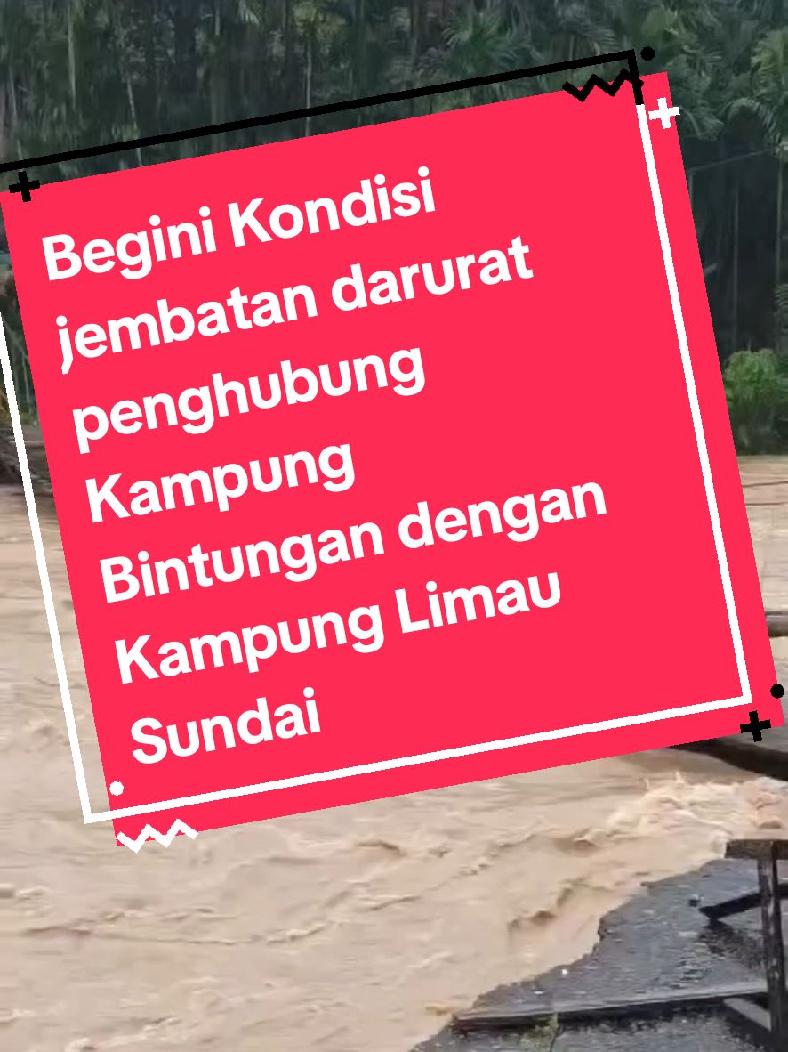 Begini Kondisi jembatan darurat penghubung Kampung Bintungan dengan Kampung Limau Sundai, Kenagarian Pelangai Gadang, Kecamatan Ranah Pesisir, Kabupaten Pesisir Selatan, Selasa 21 Januari 2025 Sore. Sejak terjadinya banjir setahun lalu, kondisi jembatan penghubung masyarakat Kampung Bintungan Limau Sundai, Kabupaten Pesisir Selatan, semakin memprihatinkan.  Hingga kini, belum ada perhatian serius dari pemerintah daerah untuk memperbaiki infrastruktur yang sangat vital bagi kehidupan sehari-hari warga. Warga setempat terpaksa membangun jembatan secara swadaya dengan bergotong royong. Namun, saat musim hujan seperti sekarang, mereka harus bertaruh nyawa untuk menyeberang, terutama anak-anak yang hendak berangkat ke sekolah. Air sungai yang deras menambah resiko kecelakaan saat melintasi jembatan darurat ini. Masyarakat berharap pemerintah segera turun tangan dan memberikan solusi agar mereka tidak lagi terancam keselamatannya setiap kali hendak pulang atau pergi ke sekolah. #sumbarrancak #sumbartiktok #padangsumbar #padang #pesisirselatan #fyp #fypシ #tiktok 