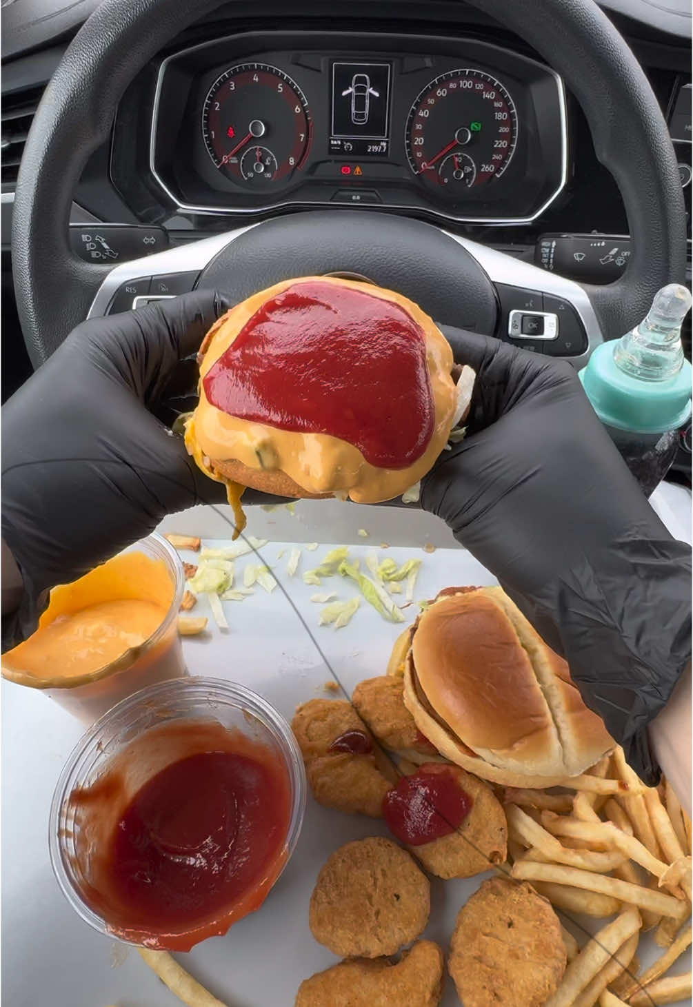 Extra cheesy McDonald’s order 🍔🔥  #mukbang #asmr #asmrmukbang #asmrsounds #eat #food #Foodie moe eats #yummy #cheese #chicken #burger #fries  