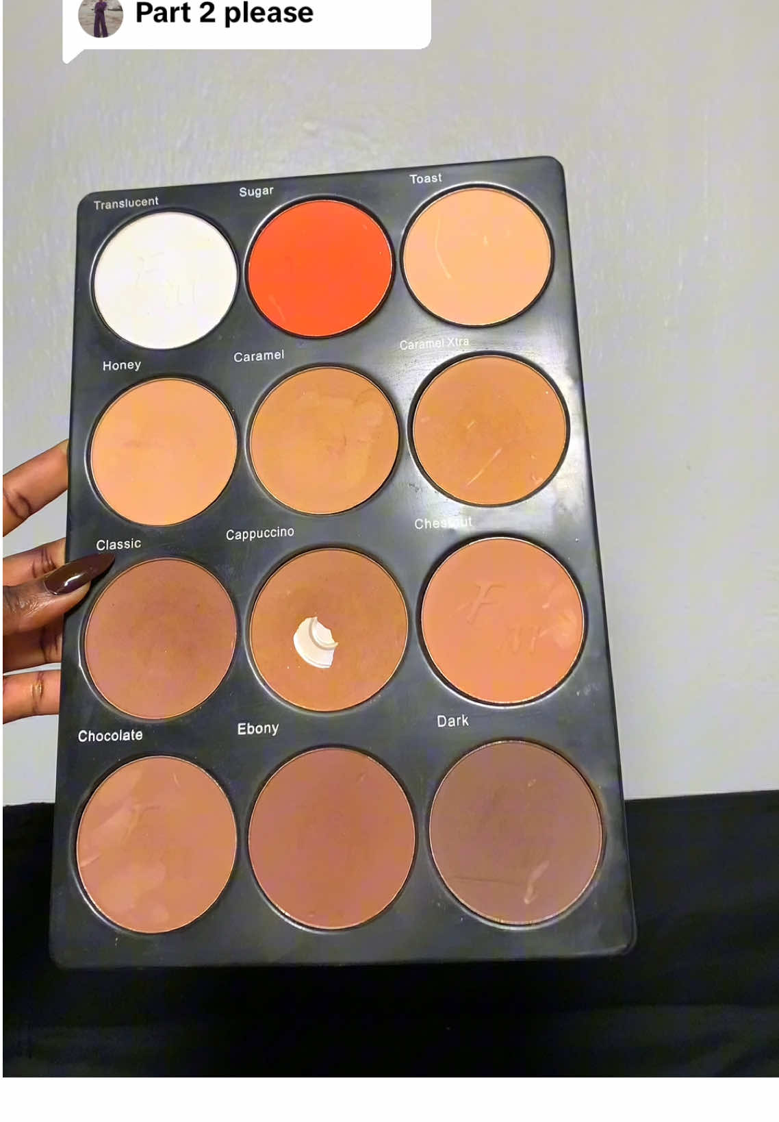 Replying to @Hair stylist And Mua in Ilorin  F and M cosmetics did a thing with their matte full coverage smoothing 12in1 powder pallet…..Subsequently, I will be sharing some Amazing makeup products that does it for me.. . . . . . . . . . . #lagosmakeupartist #egbedamakeupartist #fyp #alimoshomua #beauty #makeupproducts #makeuptutorials #lagosmua😍😍 #viral_video 