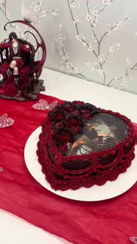 #TGCF Hua Cheng cake for my 22nd birthday 🥀       #huacheng #heavenofficialsblessing 