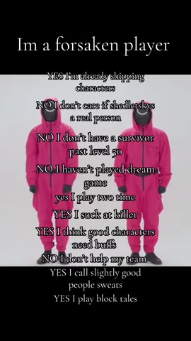 I love the game for the gameplay not the community #fyp #roblox #forsaken #squidgames 