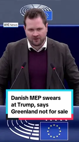 Danish politician Anders Vistisen has been told off for using profane language while discussing the new US administration in Strasbourg's European parliament. Mr Vistisen, a member of the right-wing Patriots for Europe group, referred to President Donald Trump's comments regarding controlling Greenland to ensure international security. Mr Trump has expressed interest in making Greenland, an autonomous territory of Denmark, a part of the US since his re-election in November. He hasn't ruled out using military or economic power to persuade Denmark to hand it over. 
