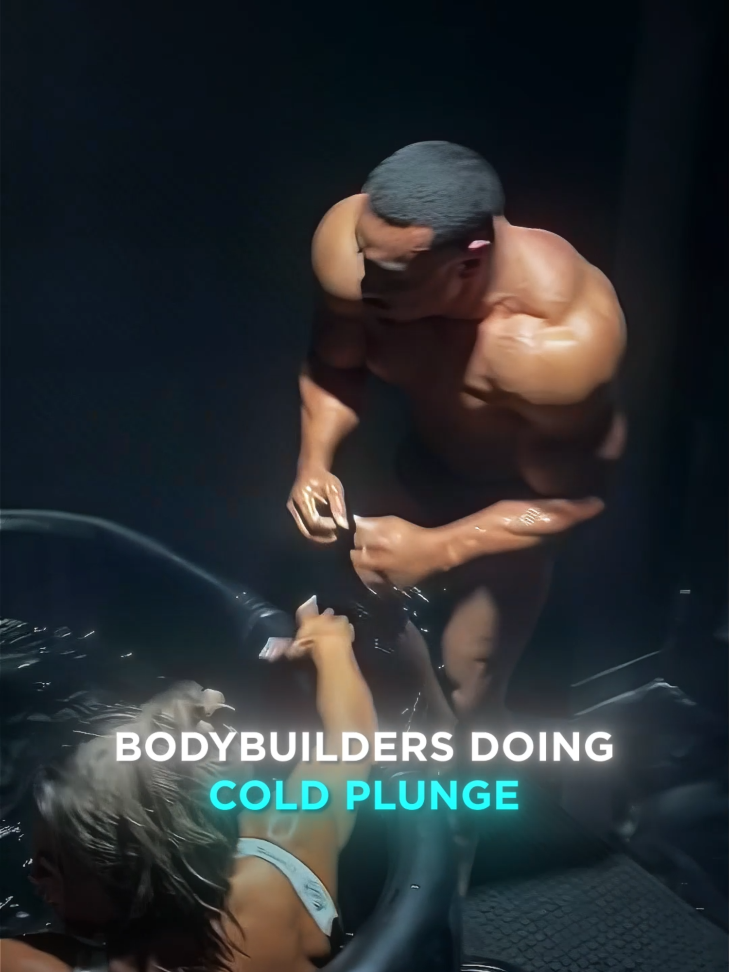 No Reaction☠️ #bodybuilding #gym #gymmotivation #cold #iceplunge #icebath #edit #chrisbumstead