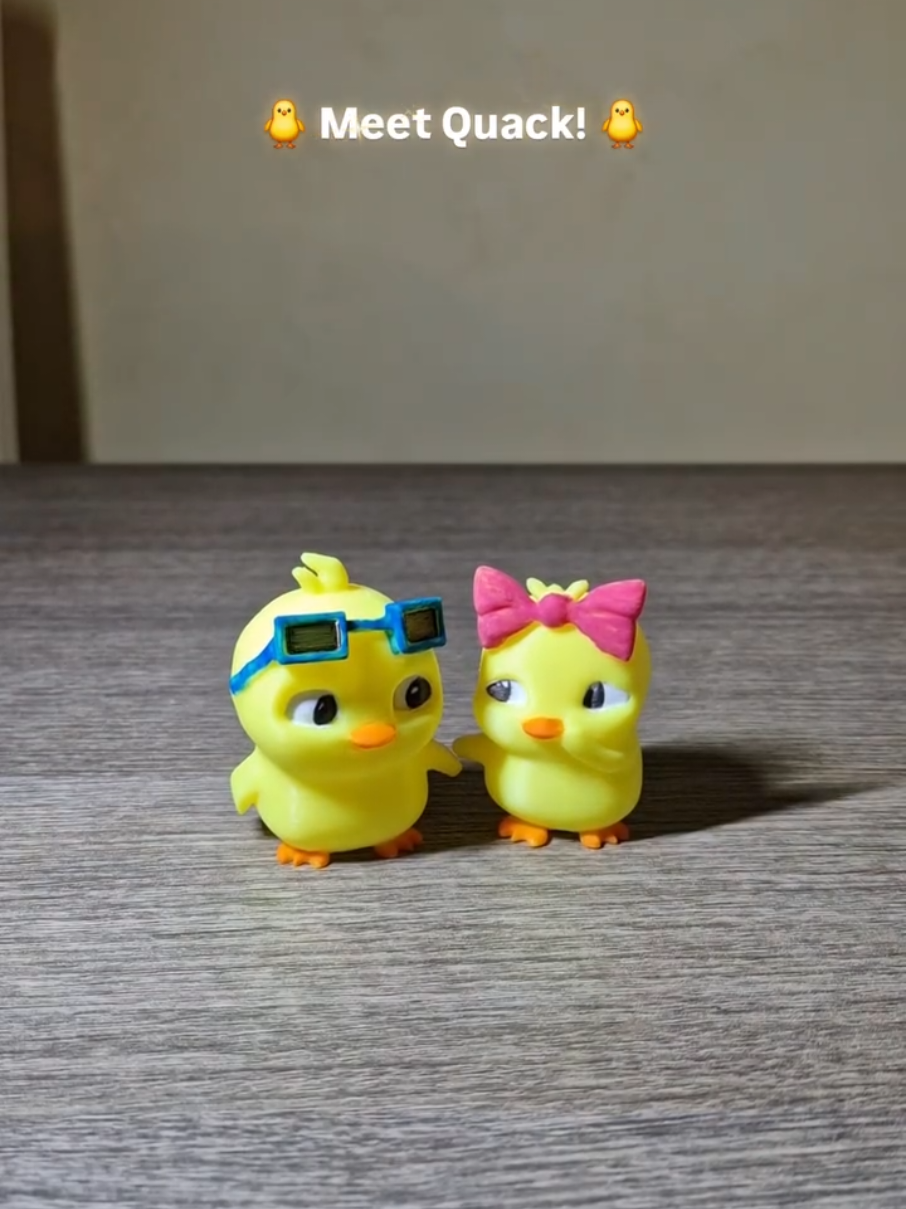 Meet Quack and Lola 3D Printed! 🐥 