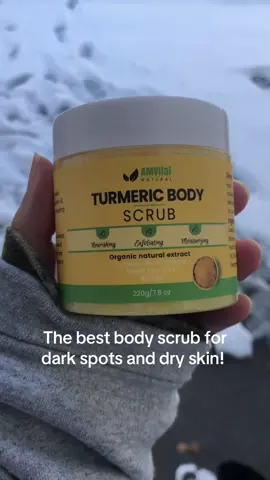 I am loving this!  #turmericscrub #bodyscrub #skincare #turmericskincare #deadseaskincare #turmericmask 