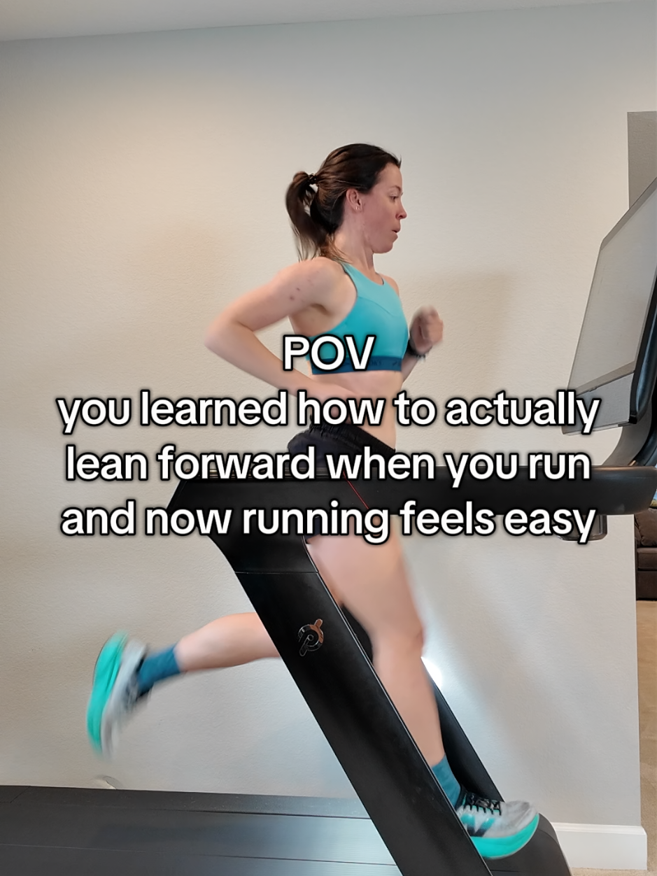 ✨️ a forward lean changes everything ✨️ ✌🏼❤️ #megatronrunning  #runningform #run #treadmill #runner 
