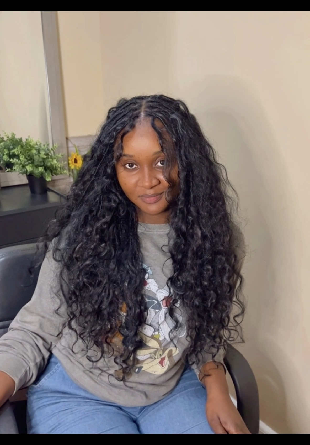 LOVE  is in the HAIR 😍 Style : locs + human hair  . . . . . #fauxlocs#goddesslocs#fauxlocsnj#goddesslocsnj#boholocs#distressedlocs#njbraider#butterflylocs #meagangoodlocs #humanhairlocs #distressedlocs #springtwists #explorepage #braids#protectivestyles #explorepage #softlocs #boholocs #crochetbraids #rawhumanhair#naturalhairstyles#blackgirlmagic #passiontwist #butterflylocs#rawhair#hairtransformation