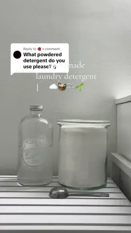 Replying to @🍓 homemade laundry detergent powder recipe! only 4 ingredients, super cost-effective, low waste and better for the environment #homemade #DIY #laundry #laundrytok #laundrydetergent #clean #CleanTok #tutorial #natural #Recipe #howto #easy #lowwaste #sustainable #plantbasedbaby