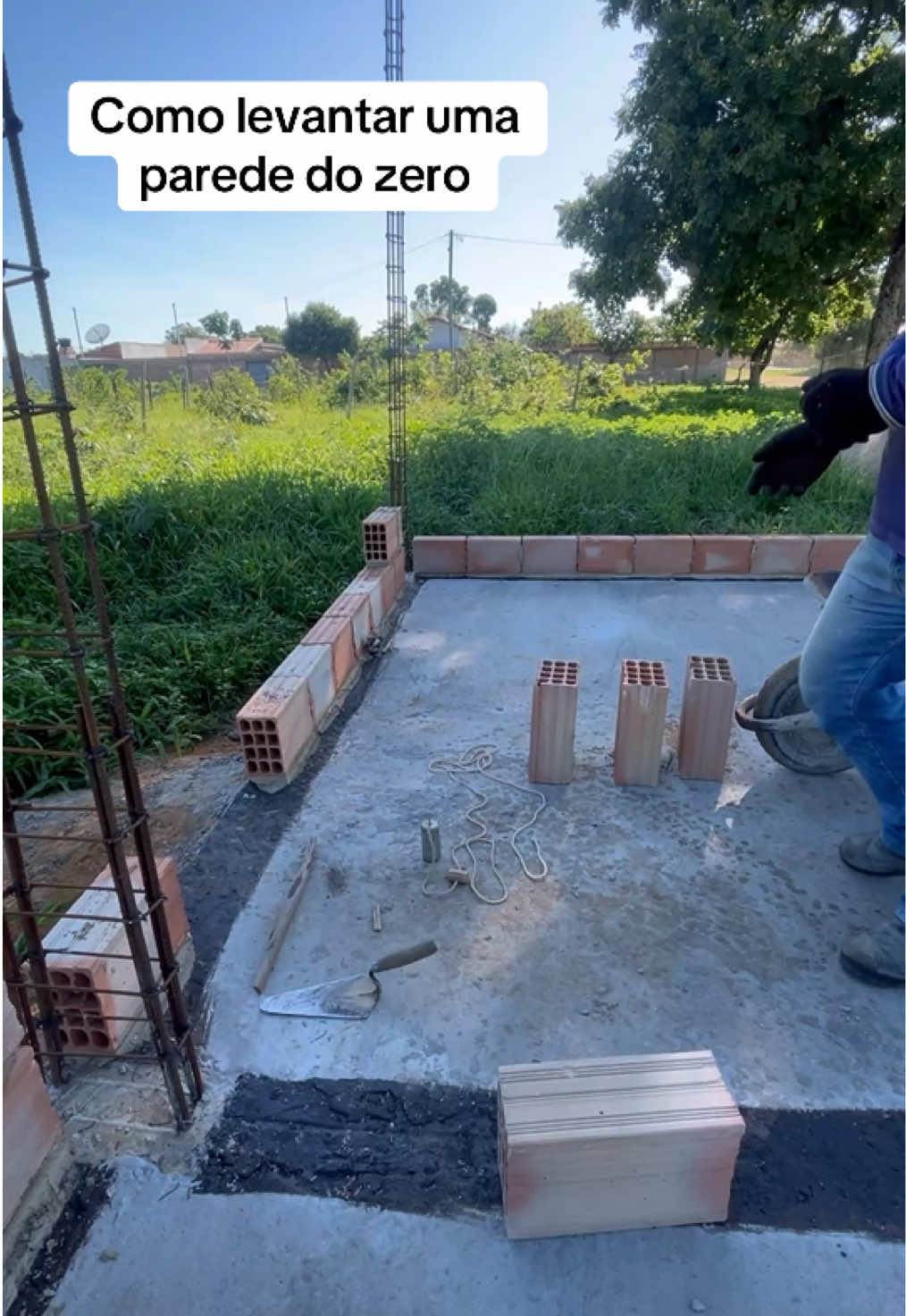 Como levantar uma parede do zero