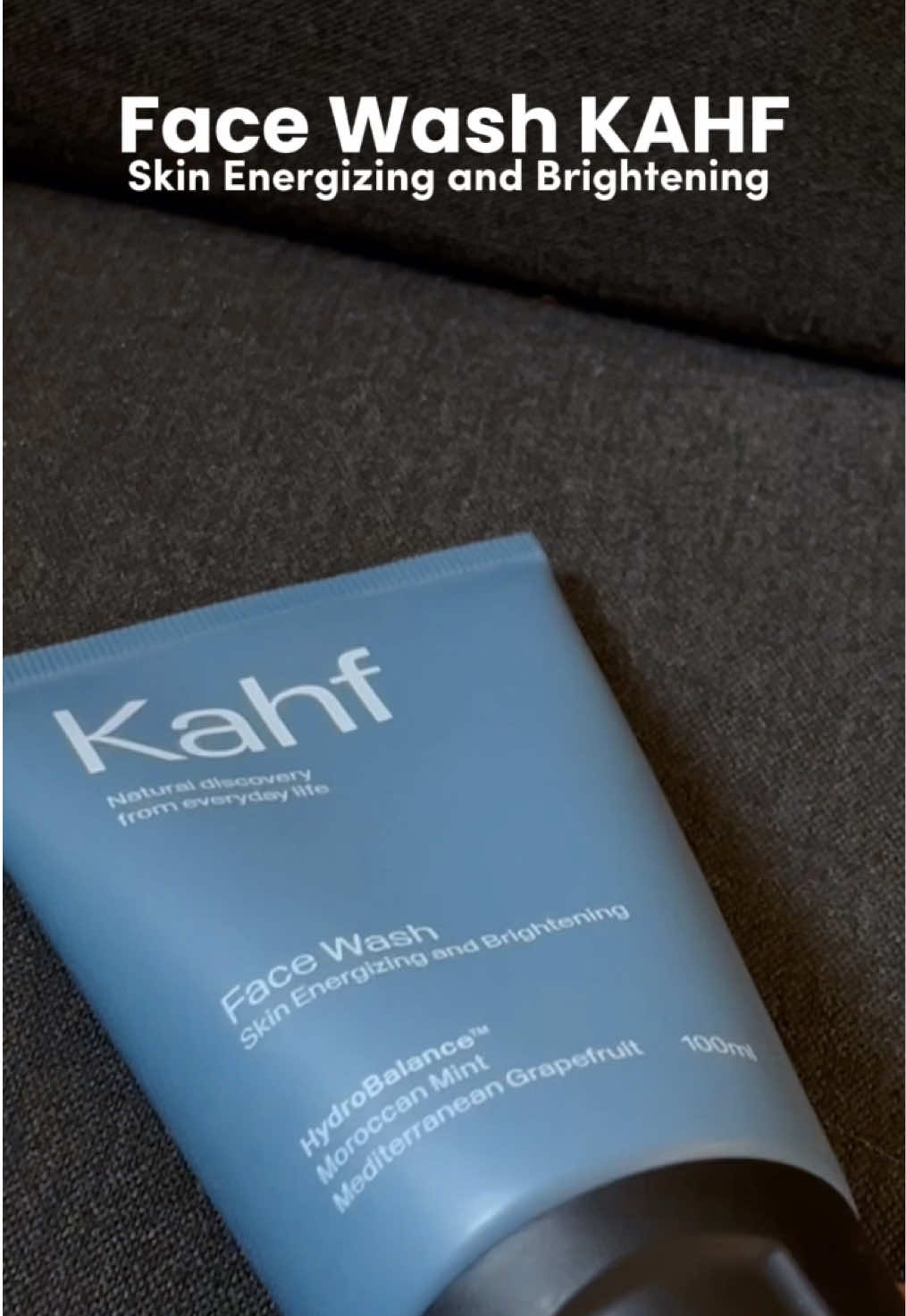 Kahf facewash kahf biruuuuu 🩵 #fyp #kahf #kahfeveryday #kahfbro #kahffacewash #inspirasiparagon #facewash #skincarepria 
