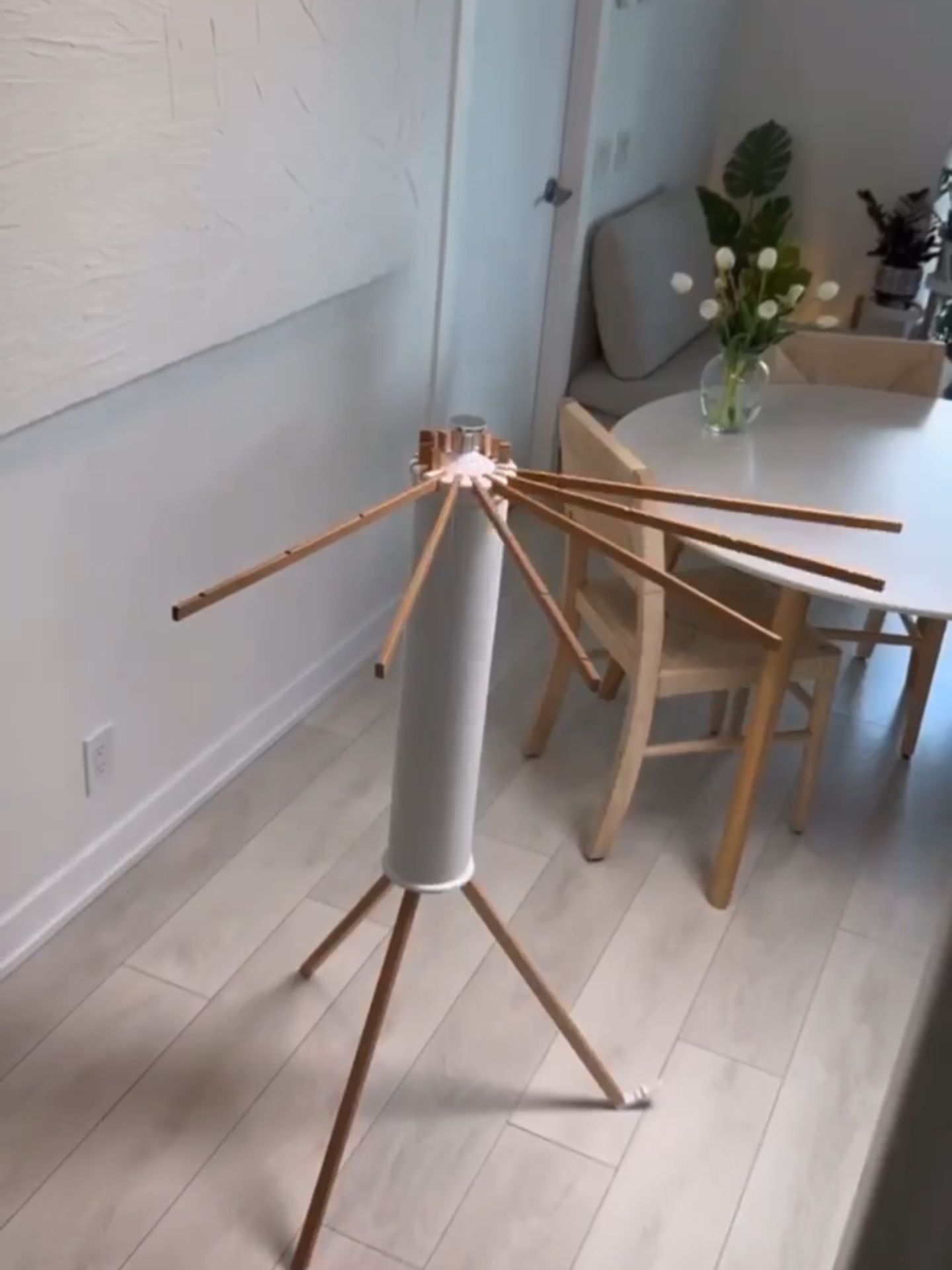 Say goodbye to bulky drying racks! 🧺 The JOOM Tripod Clothes Drying Rack is your portable, foldable, space-saving solution for laundry day. Perfect for small spaces! #homeimprovement #SpaceSaving #HomeEssentials #LaundryDay   #HomeOrganization
