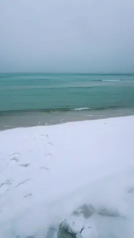 Snow in Panama City beach, first time since 1989#snowinflorida #floridasnow #snow #florida #panamacitybeach 