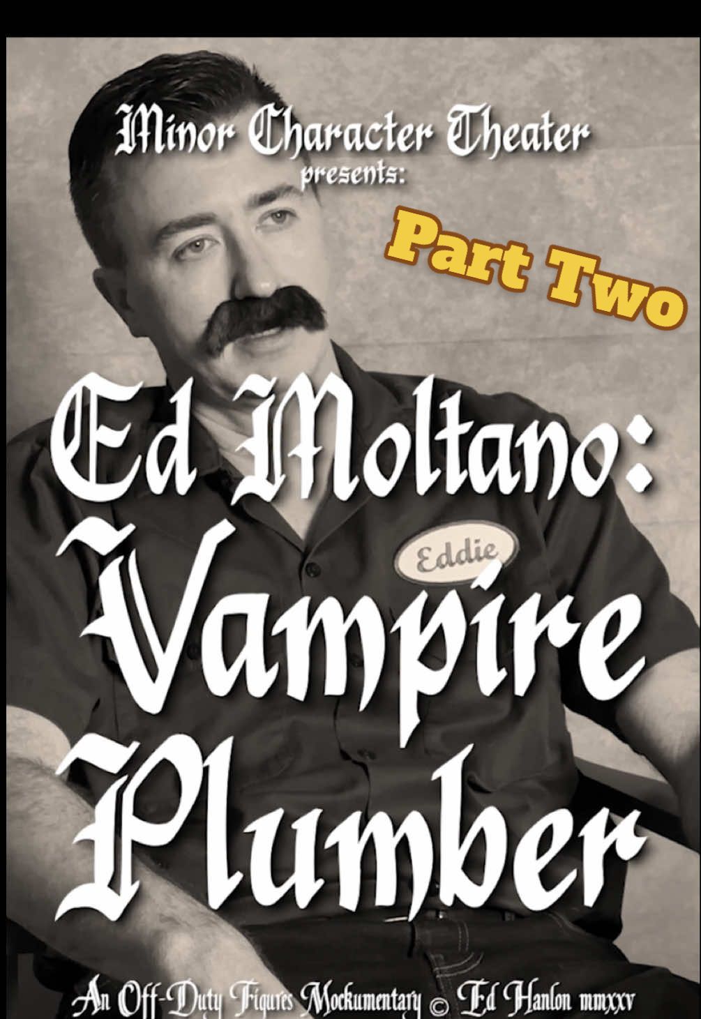 Part Two of “Ed Moltano: Vampire Plumber” a parody documentary about the events of “Blade” from the perspective of the plumber who installed the blood sprinkler system! Watch the full version on my YouTube channel! #vampire #blade #nosferatu #plumbersoftiktok #comedyskit #comedysketch #mockumentary #spoof #movietok 