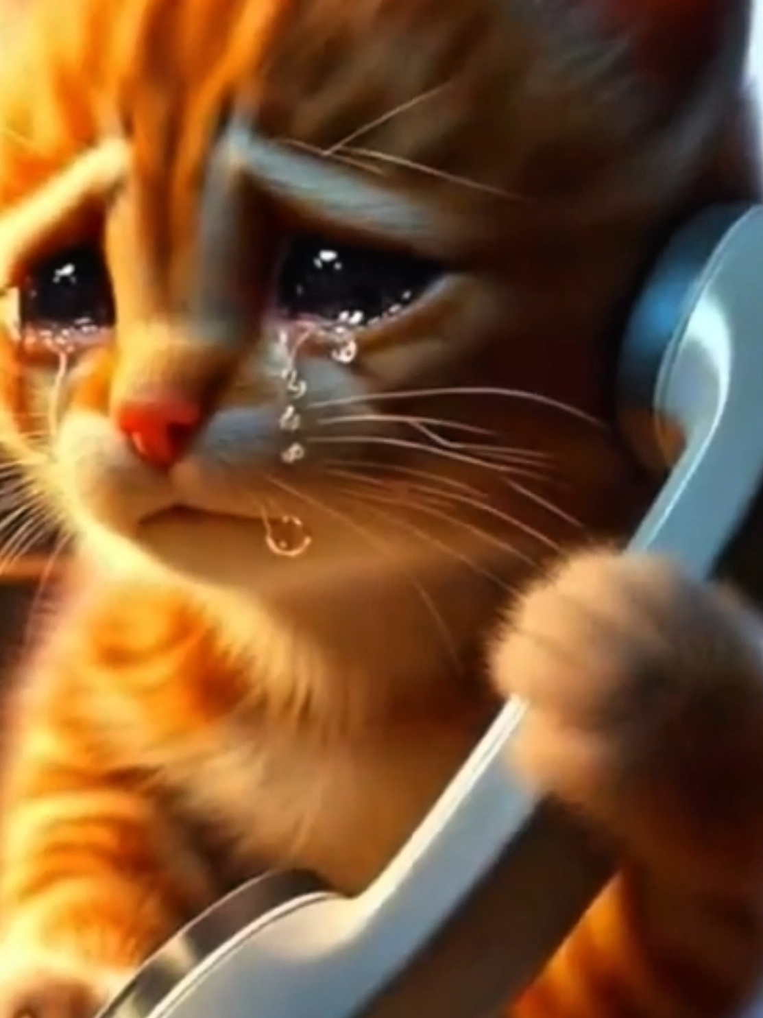 The beautiful story of a street cat 😿 #animaisfofos #gatotriste #ia #catlover  #sadhistory #sadcatstory 