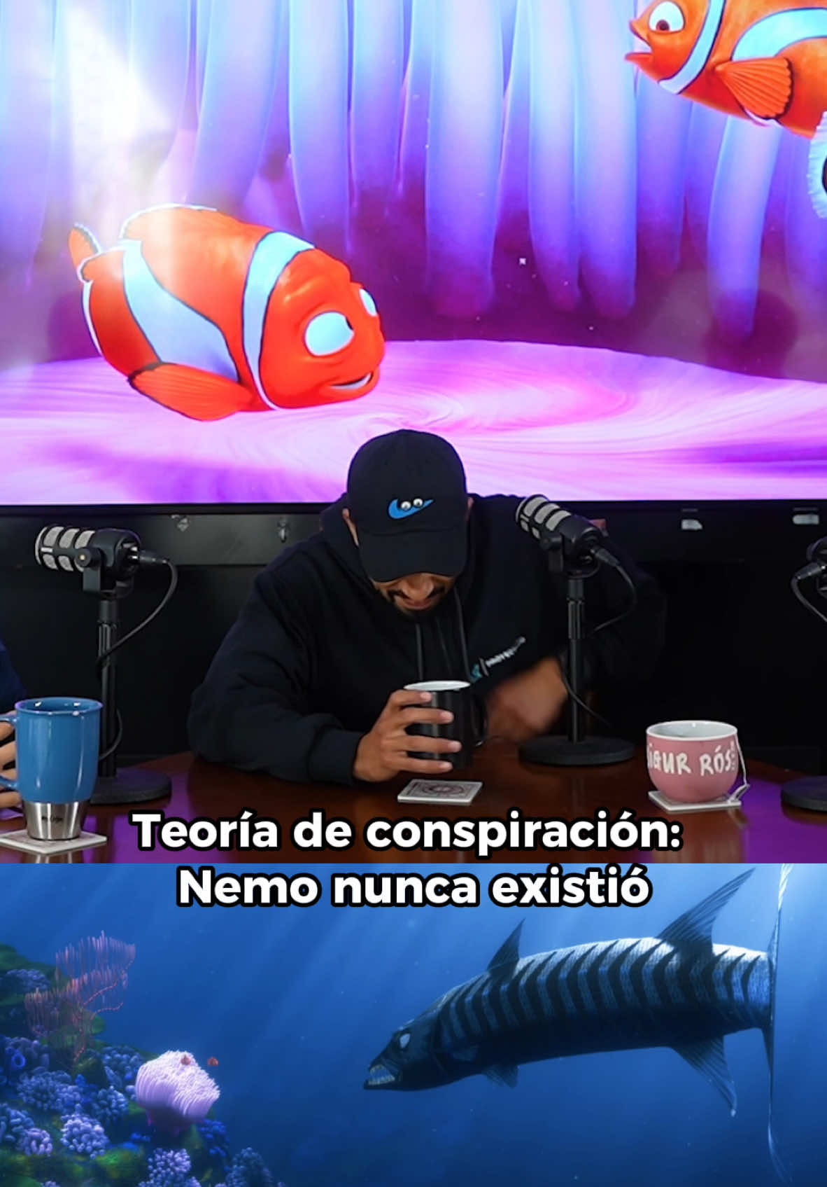 Nemo era producto de la imaginación de su papá 😳 #Conspiracion #Podcast #Peliculas #Pixar 