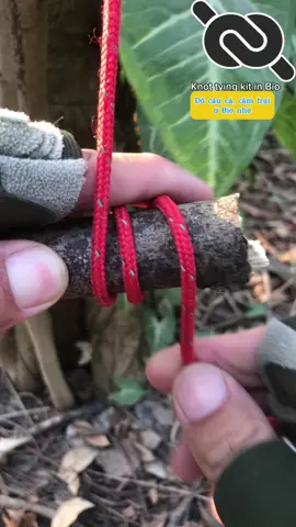 Smart knot for bushcraft survival #knotshort