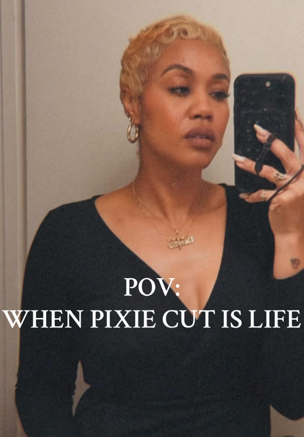 PIXIE IS LIFE… But Make it Blonde 👱🏽‍♀️  Hair by @Jamara  #pixiecut #pixiecutblackwomen #pixiehair #MomsofTikTok #fypシ #mualifestyle #entrepreneur #pixiehaircut 