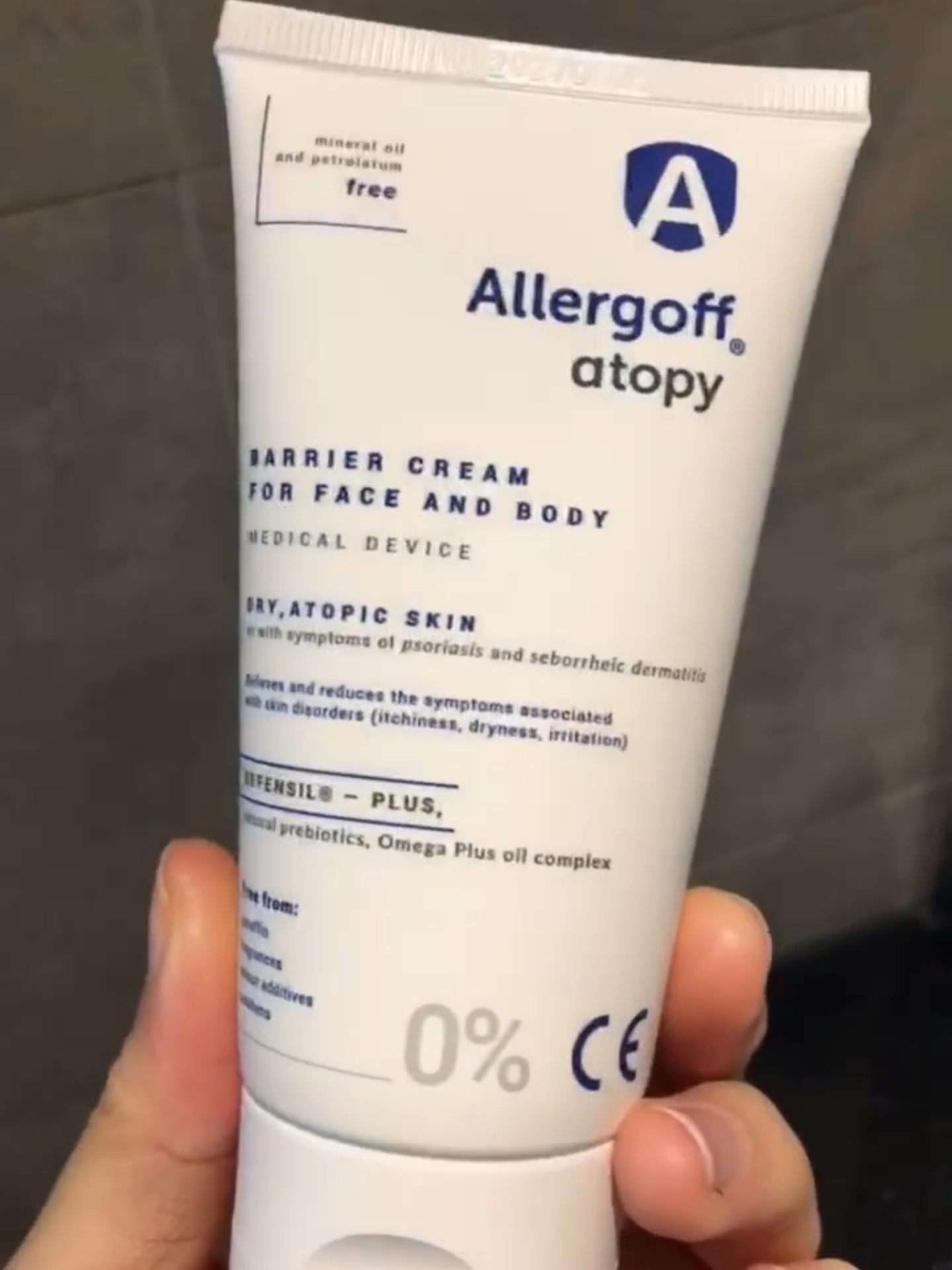 Kem dưỡng ẩm dịu ngứa Allergoff atopy tuýp 75ml ##viemda #atopy #eczema #demodex #duongam #diung #viemdatiepxuc #nguadiung #giaiphapgiadinh