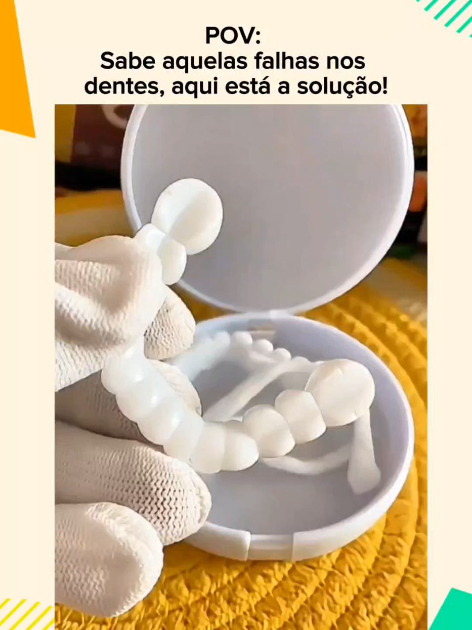 Agora seu sorriso não será mais o mesmo, agora você tem isso! [Link na bio]