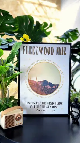 Feel the nostalgia 🎶✨ Bring Fleetwood Mac’s timeless vibes into your space. 🖼️ #FleetwoodMac #TheChain #StevieNicks #LindseyBuckingham #ChristineMcVie #ClassicRock #70sMusic #70sVibes #RockAndRoll #RetroMusic #poster #wallart #homedecor