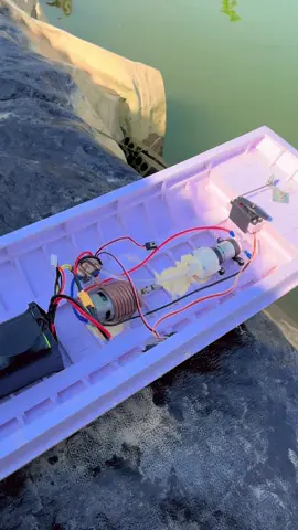 Test hoàn thiện trước khi sơn nha #rc #rcboat #scalemodel #boat #chill 