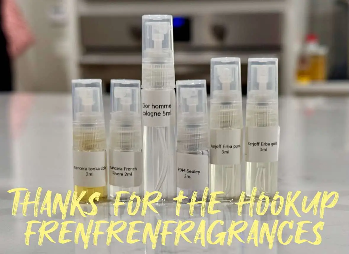 Big thanks to @Fren fren fragrances for the hookup. Good selection, good prices and good communication. Decants are a great way to try out expensive fragrances without breaking the bank. #budgetfragrances #fragrancetiktok #fragrancetiktok2025 #decants #mancerafrenchriviera 