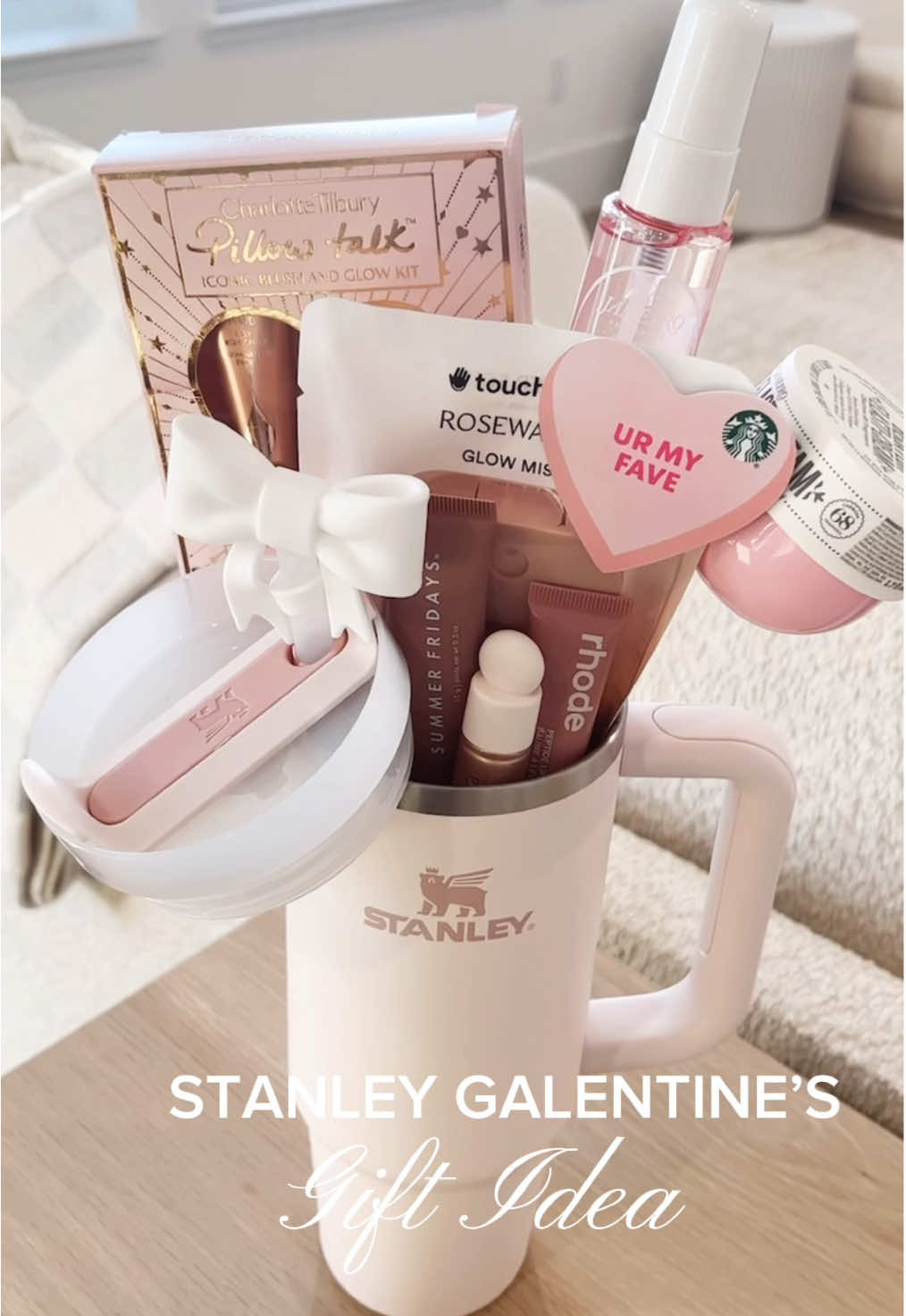 Stanley Galentine’s Gift Idea🫶🏻💕🤍 perfect for any gal in your life!!! Filled with all the things a girl would LOVE!!   All 🔗 on my Amazon & LTK!! #galentinesday #vday #ValentinesDay #giftidea #valentinesideas #valentinesbasket #valentinesdaygiftideas #valentinesdiy #amazonfinds #amazonfind #amazonmusthaves #galentines #valentine #valentines #CapCut 